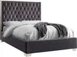 Rose Grey Queen Platform Bed by New Era Innovations at Eve Furniture
