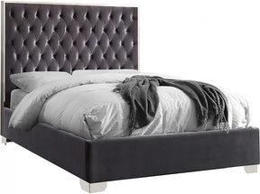 Rose Grey Queen Platform Bed by New Era Innovations at Eve Furniture