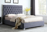 Rose Grey Queen Platform Bed by New Era Innovations at Eve Furniture