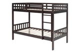 Rose Twin/Twin Bunk Bed Espresso by Happy Homes at Eve Furniture