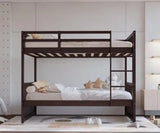 Rose Twin/Twin Bunk Bed Espresso by Happy Homes at Eve Furniture