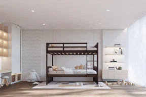 Rose Twin/Twin Bunk Bed Espresso by Happy Homes at Eve Furniture