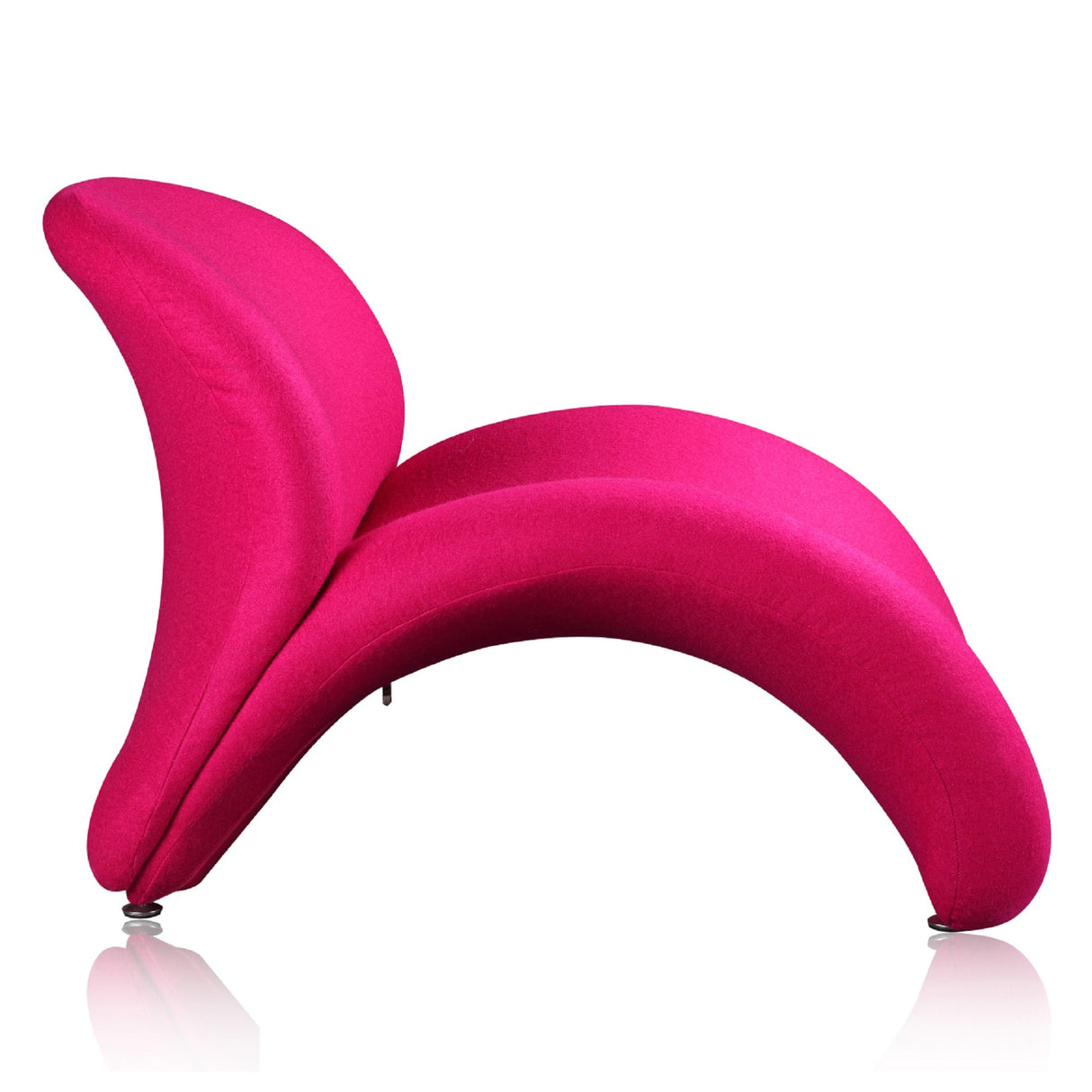 Rosebud Accent Chair in Fuchsia by Manhattan Comfort at Eve Furniture