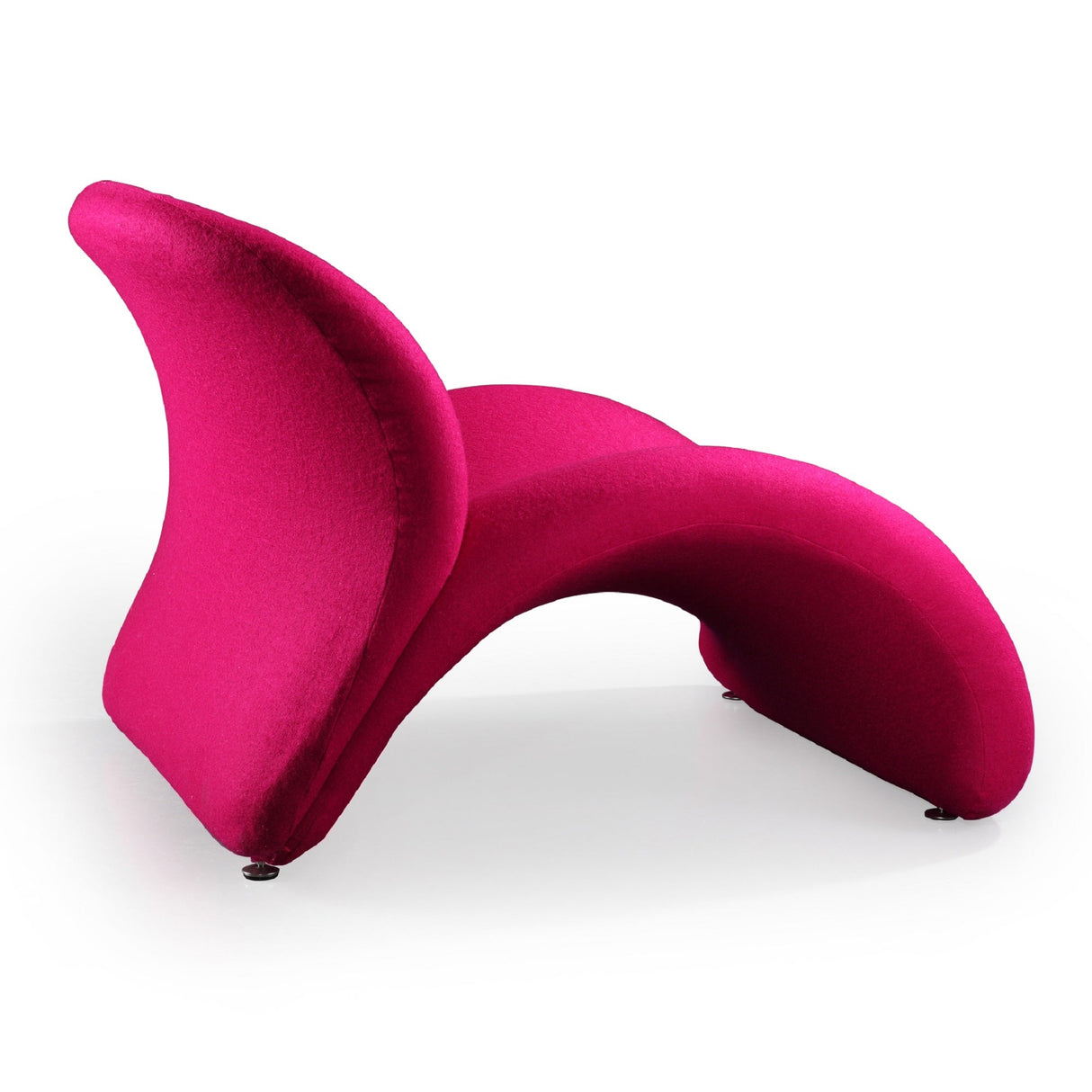 Rosebud Accent Chair in Fuchsia by Manhattan Comfort at Eve Furniture
