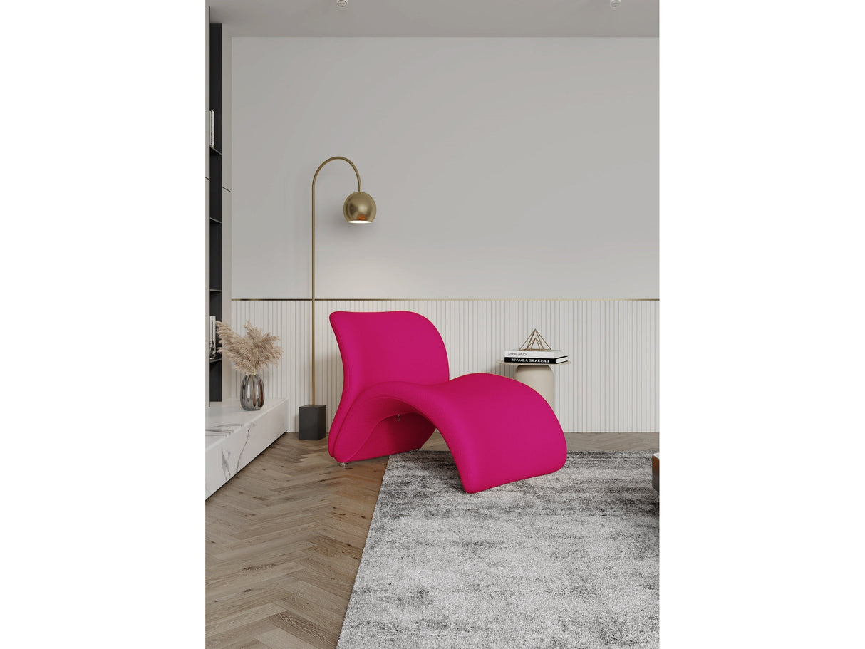 Rosebud Accent Chair in Fuchsia (set of 2) by Manhattan Comfort at Eve Furniture