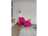 Rosebud Accent Chair in Fuchsia (set of 2) by Manhattan Comfort at Eve Furniture