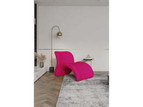 Rosebud Accent Chair in Fuchsia (set of 2) by Manhattan Comfort at Eve Furniture