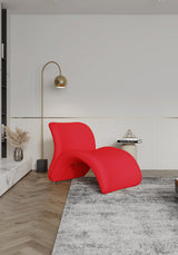 Rosebud Accent Chair in Red by Manhattan Comfort at Eve Furniture