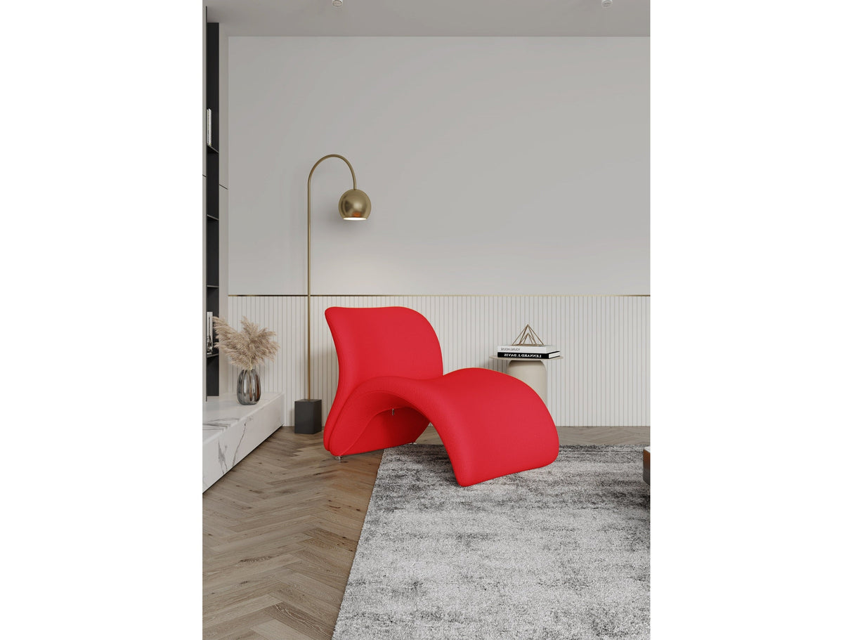 Rosebud Accent Chair in Red (set of 2) by Manhattan Comfort at Eve Furniture