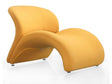 Rosebud Accent Chair in Yellow by Manhattan Comfort at Eve Furniture