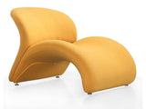 Rosebud Accent Chair in Yellow by Manhattan Comfort at Eve Furniture
