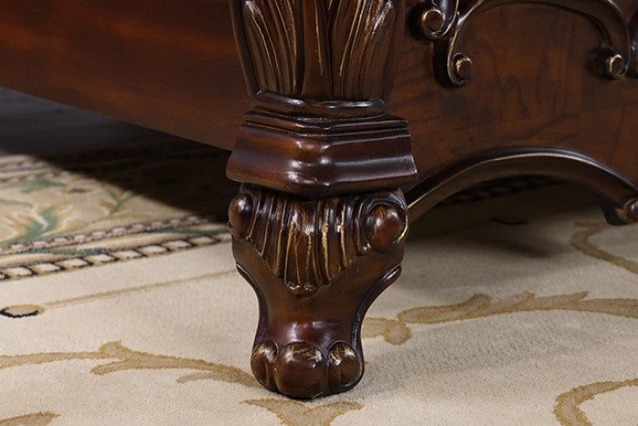 Roselli Dark Cherry 4-Piece Queen Bedroom Set by Furniture of America at Eve Furniture