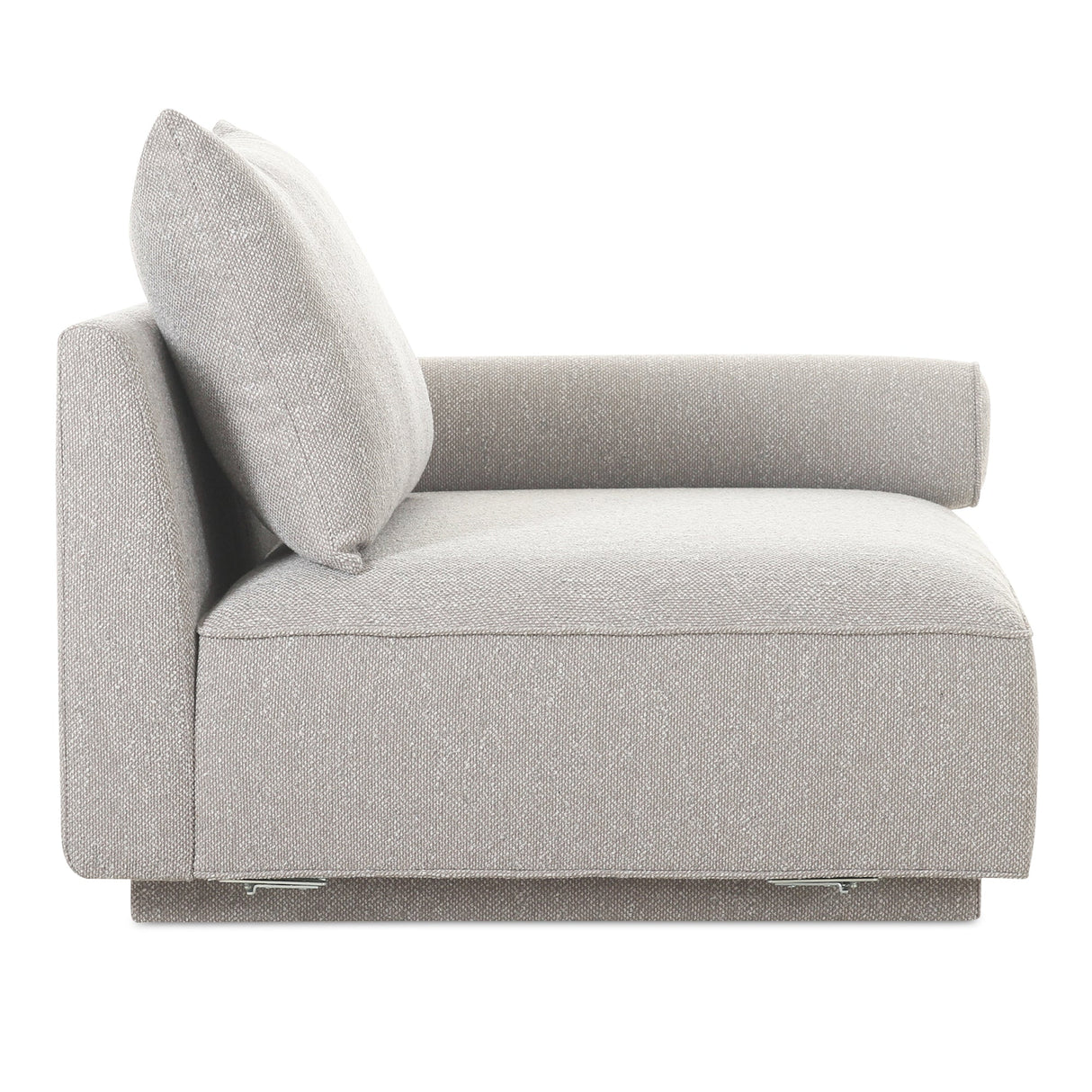 Rosello Light Grey Right Arm Facing Chair by MOES at Eve Furniture