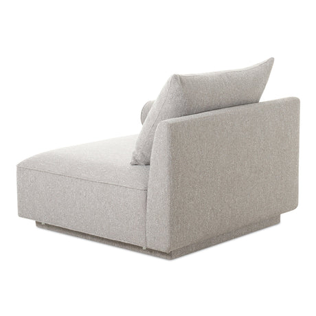 Rosello Light Grey Right Arm Facing Chair by MOES at Eve Furniture