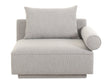 Rosello Light Grey Right Arm Facing Chair by MOES at Eve Furniture