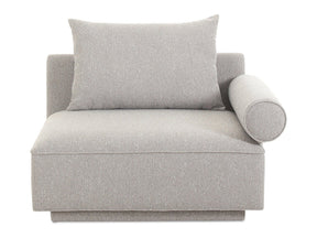 Rosello Light Grey Right Arm Facing Chair by MOES at Eve Furniture