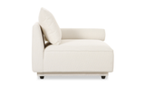 Rosello Right Arm Facing Chair - White by Moe's Home at Eve Furniture