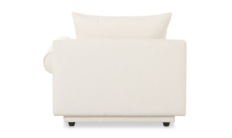 Rosello Right Arm Facing Chair - White by Moe's Home at Eve Furniture