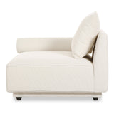 Rosello White Left Arm Facing Chair by MOES at Eve Furniture