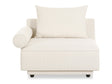 Rosello White Left Arm Facing Chair by MOES at Eve Furniture