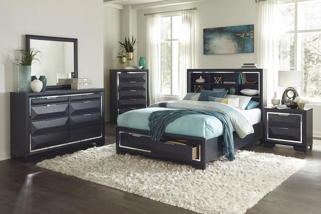 Rosemont Midnight Blue Dresser by Homelegance at Eve Furniture