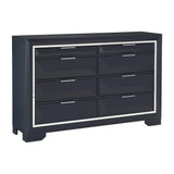Rosemont Midnight Blue Dresser by Homelegance at Eve Furniture