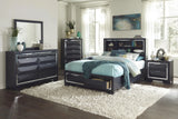 Rosemont Midnight Blue Nightstand by Homelegance at Eve Furniture