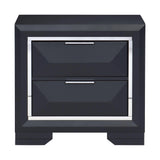 Rosemont Midnight Blue Nightstand by Homelegance at Eve Furniture