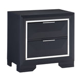 Rosemont Midnight Blue Storage Platform Bedroom Set by Homelegance at Eve Furniture