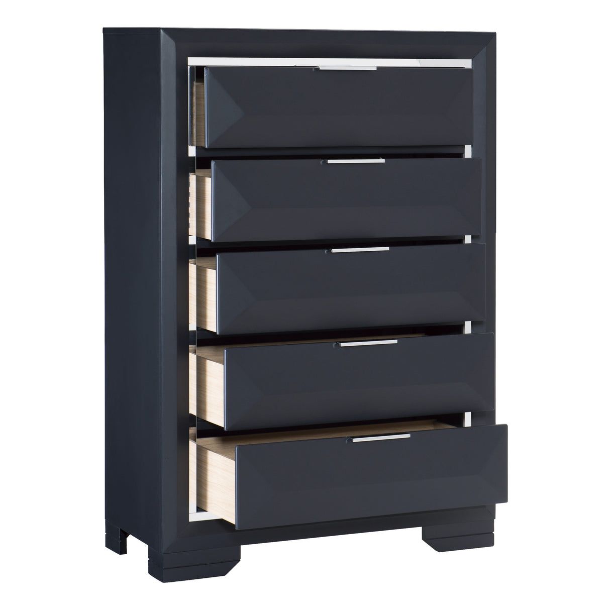 Rosemont Midnight Blue Storage Platform Bedroom Set by Homelegance at Eve Furniture