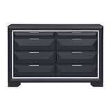 Rosemont Midnight Blue Storage Platform Bedroom Set by Homelegance at Eve Furniture
