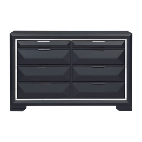 Rosemont Midnight Blue Storage Platform Bedroom Set by Homelegance at Eve Furniture