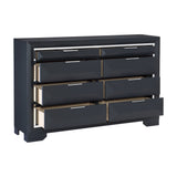 Rosemont Midnight Blue Storage Platform Bedroom Set by Homelegance at Eve Furniture