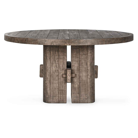 Rosemount Aged Brown Round Dining Table by Classic Home at Eve Furniture