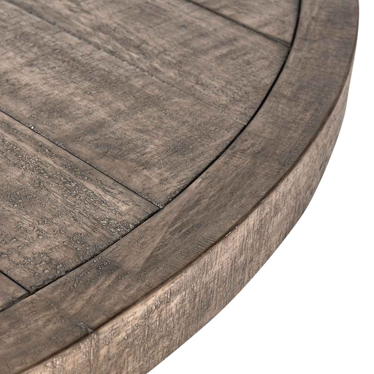 Rosemount Aged Brown Round Dining Table by Classic Home at Eve Furniture