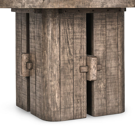 Rosemount Aged Brown Round Dining Table by Classic Home at Eve Furniture