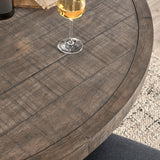 Rosemount Aged Brown Round Dining Table by Classic Home at Eve Furniture