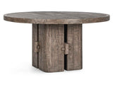 Rosemount Aged Brown Round Dining Table by Classic Home at Eve Furniture