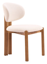 Rosetta Beige & Walnut Dining Chair (Set of 2) by Zuomod at Eve Furniture