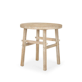 Rosie Large Blonde Wood End Table by Mercana at Eve Furniture