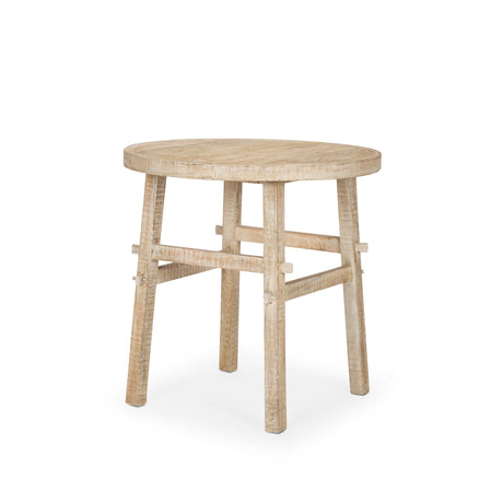 Rosie Large Blonde Wood End Table by Mercana at Eve Furniture