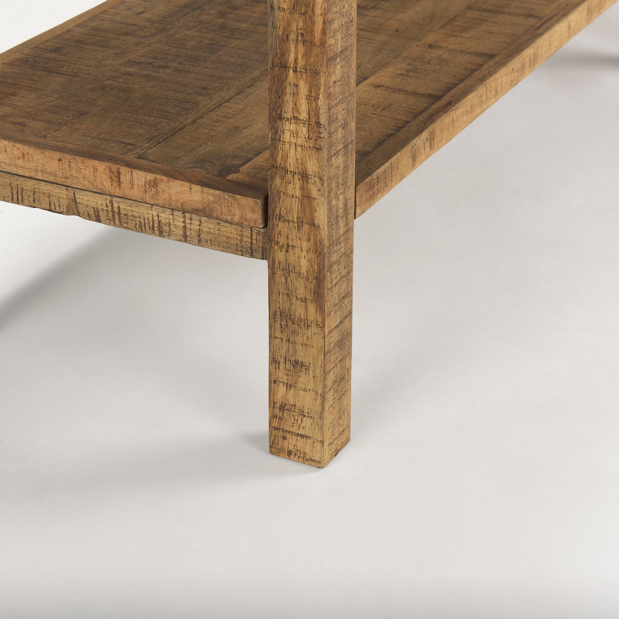 Rosie Large Brown Wood Console Table by Mercana at Eve Furniture