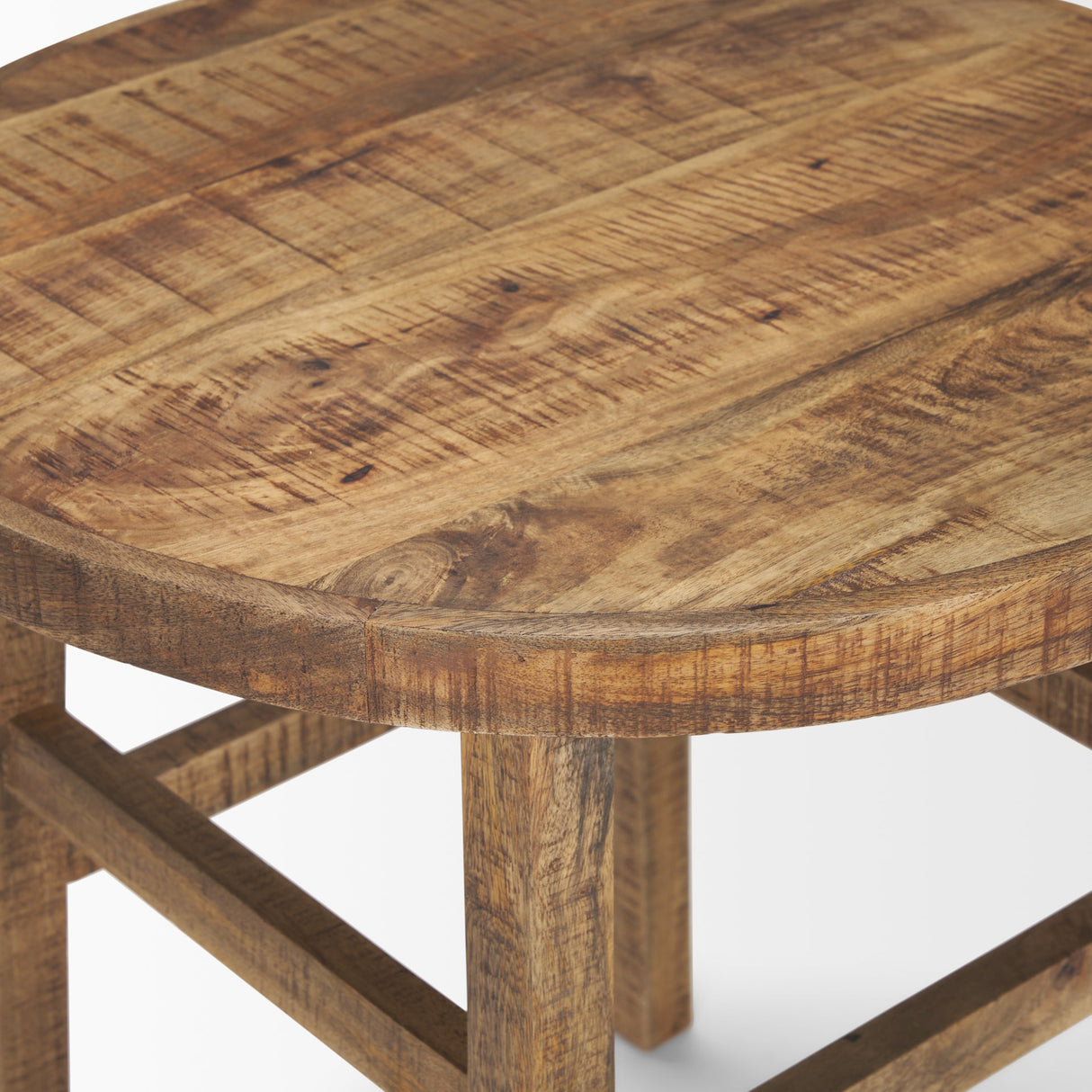 Rosie Large Brown Wood End Table by Mercana at Eve Furniture