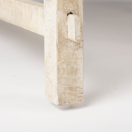 Rosie Round Blonde Wood Coffee Table by Mercana at Eve Furniture