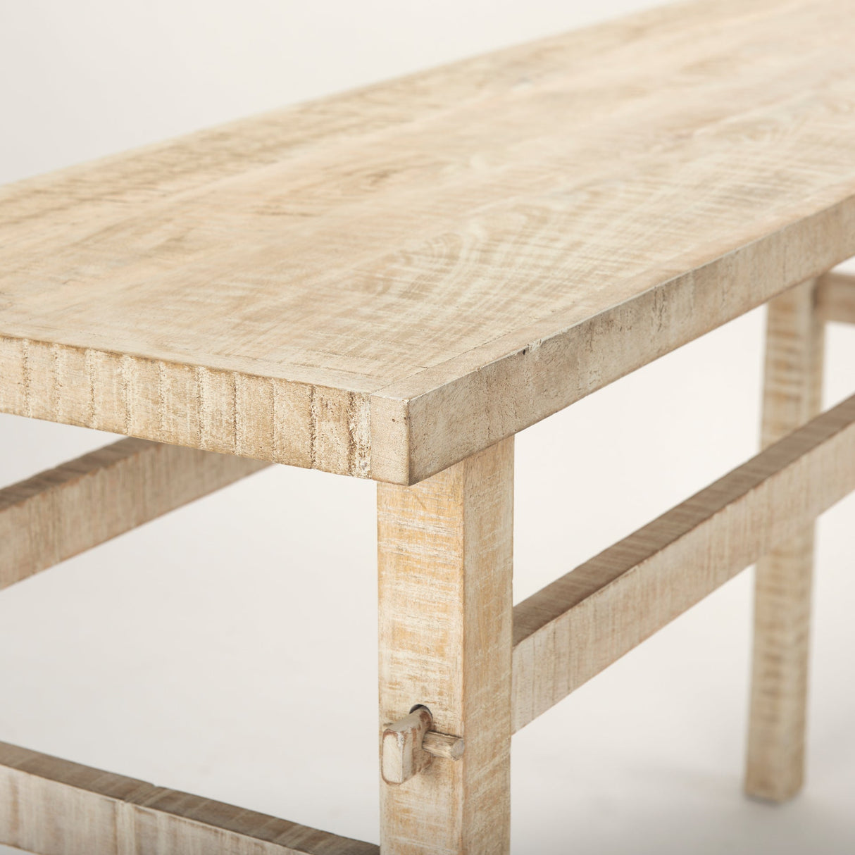 Rosie Small Blonde Wood Console Table by Mercana at Eve Furniture