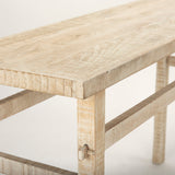 Rosie Small Blonde Wood Console Table by Mercana at Eve Furniture
