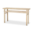 Rosie Small Blonde Wood Console Table by Mercana at Eve Furniture
