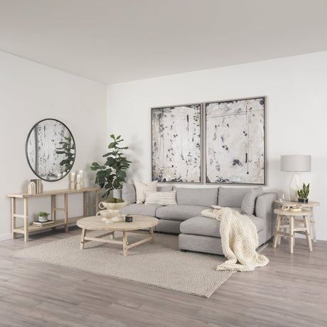 Rosie Small Blonde Wood End Table by Mercana at Eve Furniture