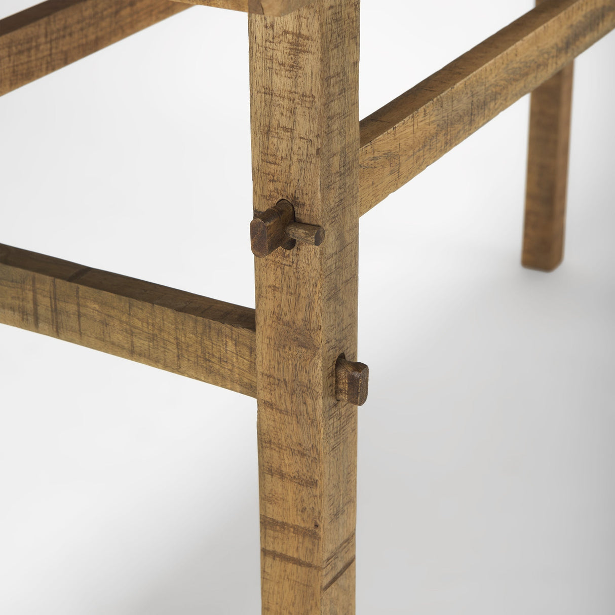Rosie Small Brown Wood Console Table by Mercana at Eve Furniture