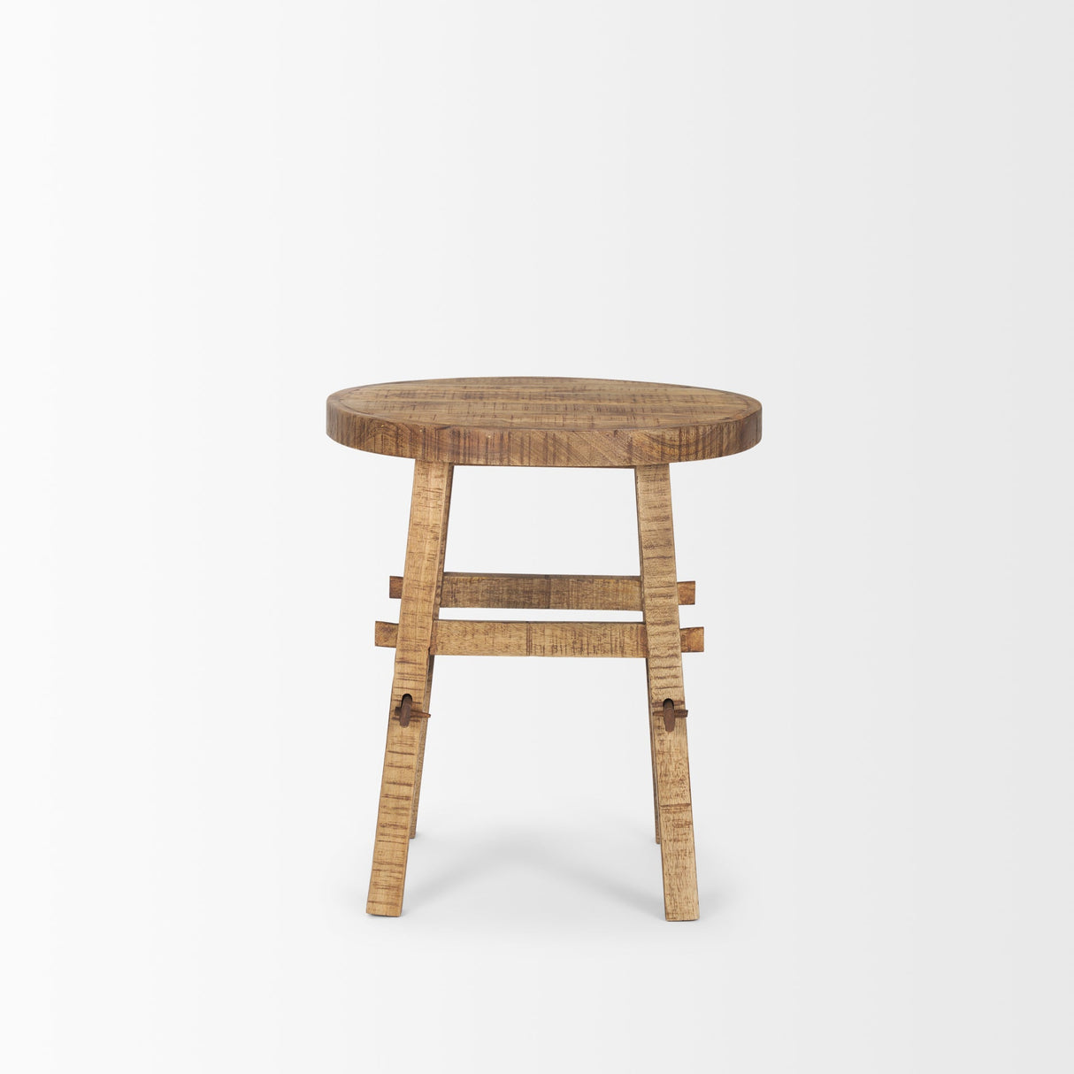 Rosie Small Brown Wood End Table by Mercana at Eve Furniture